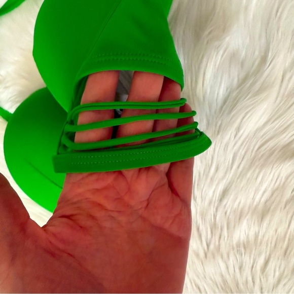 Victoria’s Secret Bombshell Push-Up Long Line Strappy Bikini Top 36DD - Picture 6 of 9